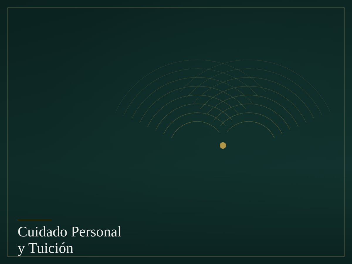 Marca grafica del area de cuidado personal y tuicion