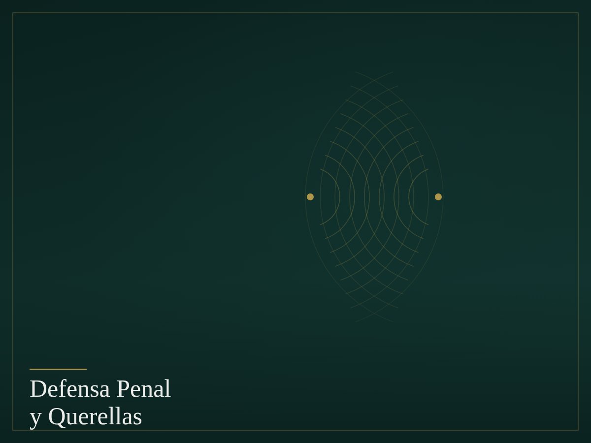 Marca grafica del area de defensa penal y querellas
