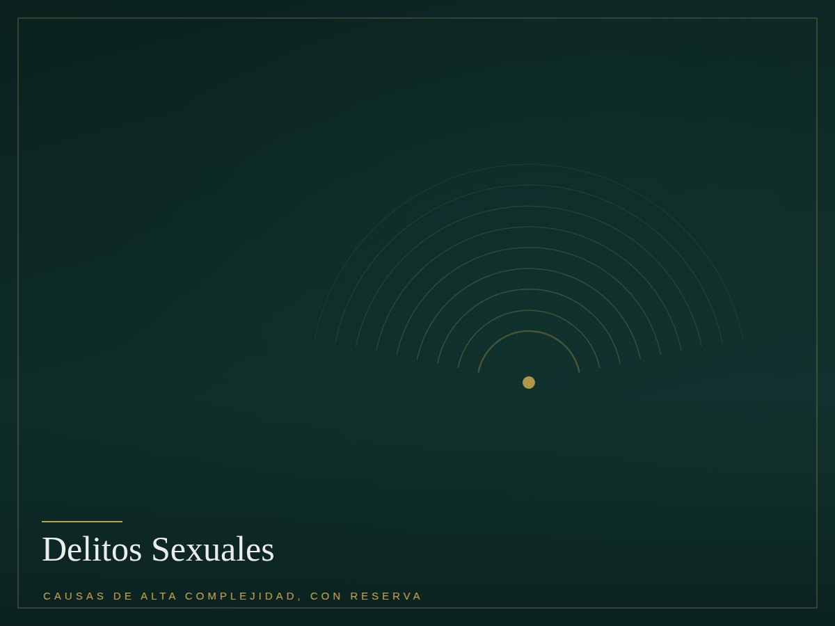 Marca grafica del area de delitos sexuales del estudio