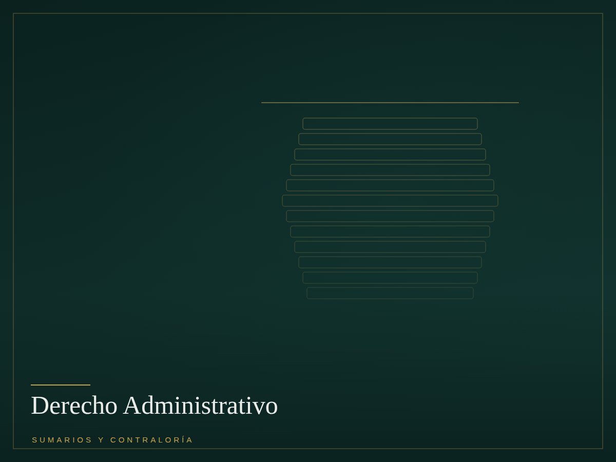 Marca grafica del area de derecho administrativo y sumarios